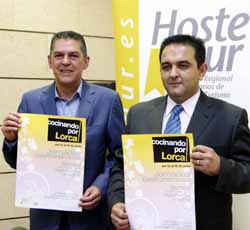 Lorenzo Pagan y Juan Pedro Espinosa, vocal y presidente de la Asociación